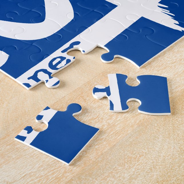 XC Runner - Cross Country Running Jigsaw Puzzle (Side)