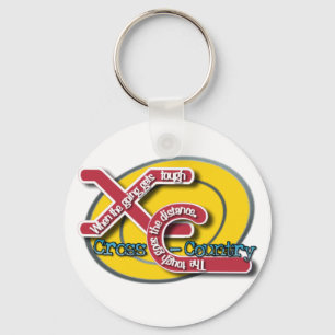 XC TOUGH MOTTO - CROSS COUNTRY KEY RING