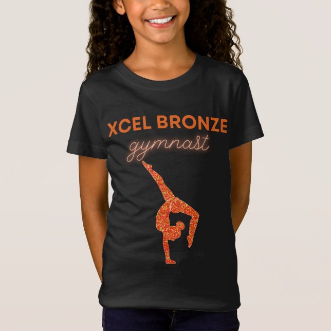 Xcel Bronze Gymnastics T-Shirt  (Front)