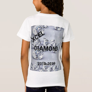 Xcel Diamond Girls Gymnastics Personalised T-Shirt