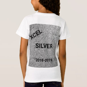 Xcel Silver Girls Gymnastics Custom T-Shirt
