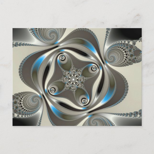 xChrome - Fractal Postcard (Front)
