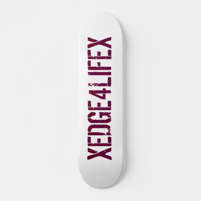 XEDGE4LIFEX skateboard (Front)