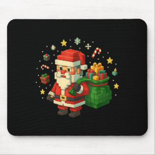 Xel Santa Claus With Retro Gamer Christmas  Mouse Mat