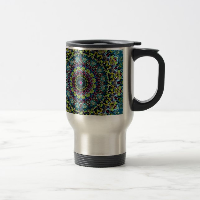 Xena Kaleidoscope Design Travel Mug (Right)