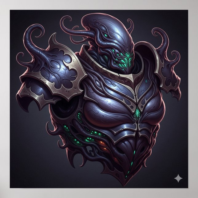 Xeno Art Armour Poster (Front)