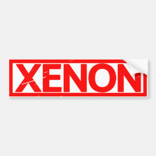 Xenon Stamp Bumper Sticker
