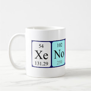 Xenophon periodic table name mug