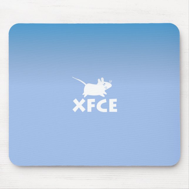 Xfce DE Blue Mouse Mat (Front)