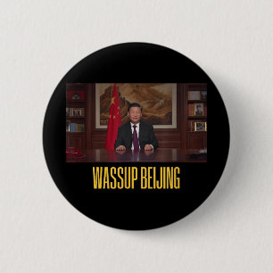 Xi Jinping Wup Beijing Funny Meme Face Giga Xi Chi 6 Cm Round Badge