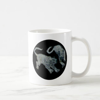 Xian China 2002 Ghost Tigers Black Circle Transp T Coffee Mug