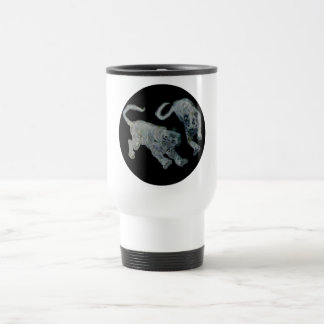 Xian China 2002 Ghost Tigers Black Circle Transp T Travel Mug