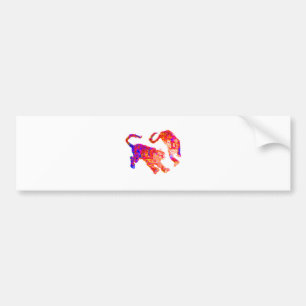 Xian China 2002  Ghost Tigers Hot & Cold Transp Th Bumper Sticker