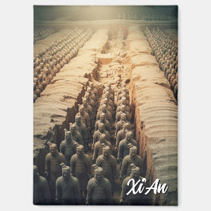 Xi'an Terracotta Warriors China Travel Magnet