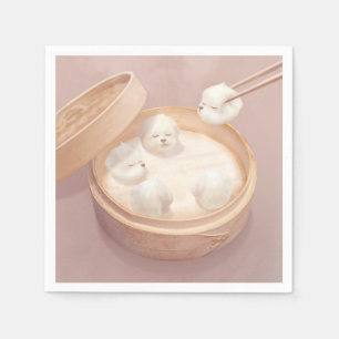 Xiao Long Bao Cute Illustration Napkin