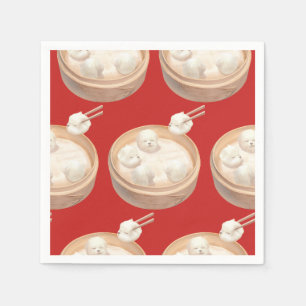 Xiao Long Bao Cute Illustration Napkin