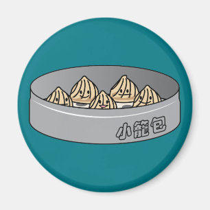 Xiaolongbao Chinese Soup Dumpling Dim Sum Bun Magnet