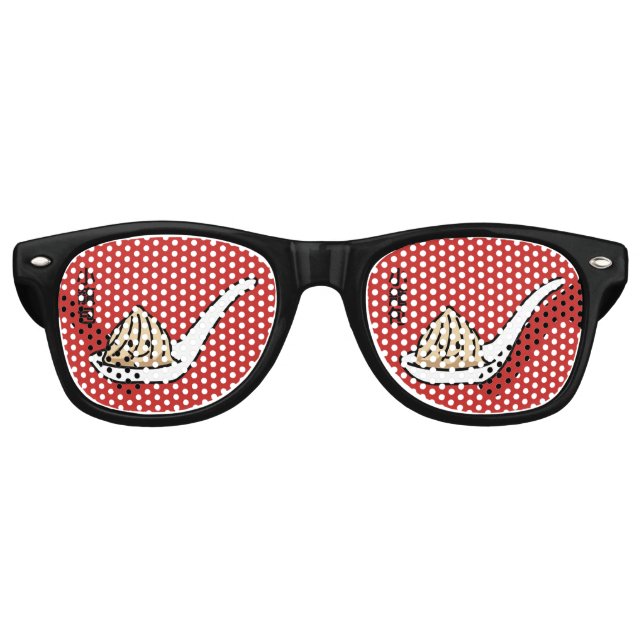 Xiaolongbao Chinese Soup Dumpling Dim Sum Bun Retro Sunglasses (Front)
