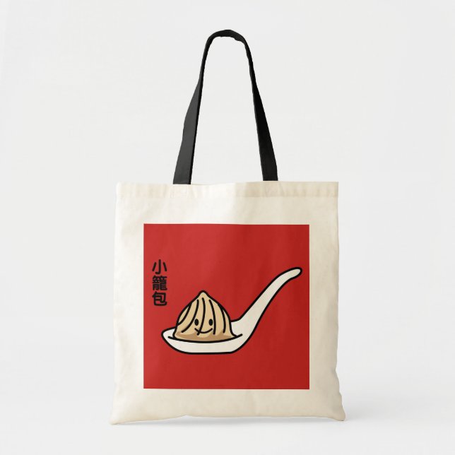 Xiaolongbao Chinese Soup Dumpling Dim Sum Bun Tote Bag (Front)
