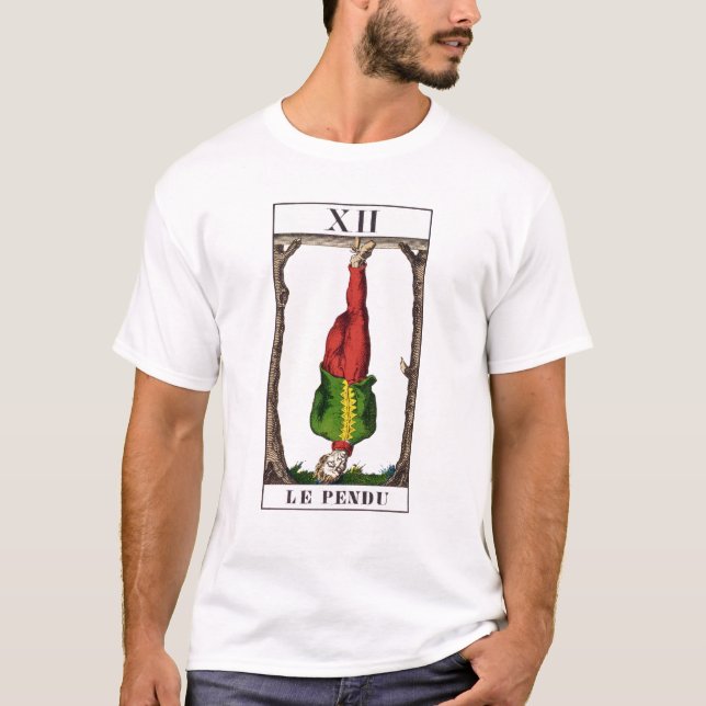 XII The Hanged Man, tarot card T-Shirt (Front)