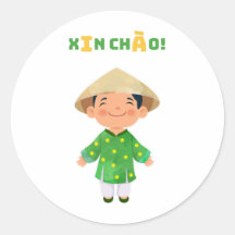 XIN CHÀO! Vietnam sticker