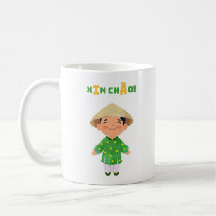 "Xin Chào!" Vietnamese Mug – Vietnam Culture Gift