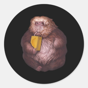 Xing Xing Monkey Meme – Funny Viral Design Classic Round Sticker