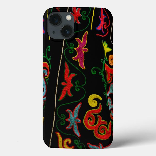 Xinjiang Embroidery Floral Case-Mate iPhone Case (Back)