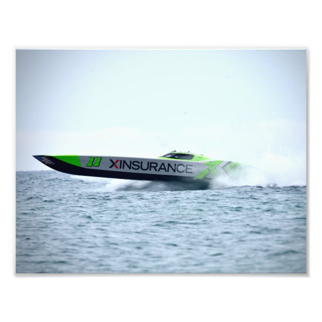 XInsurance Offshore Racing  Photo Print (Front)