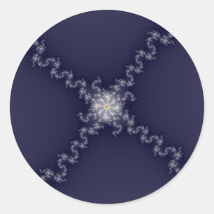 Xit - Fractal Classic Round Sticker