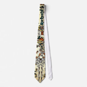 Xiuhtecuhtli Aztec Death God Tie
