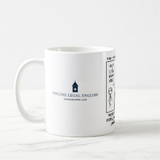 xkcd linguist humour - Georgetown OLE Coffee Mug