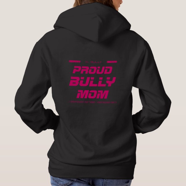 Xl Bully Cat for Women Hoodie (Back)