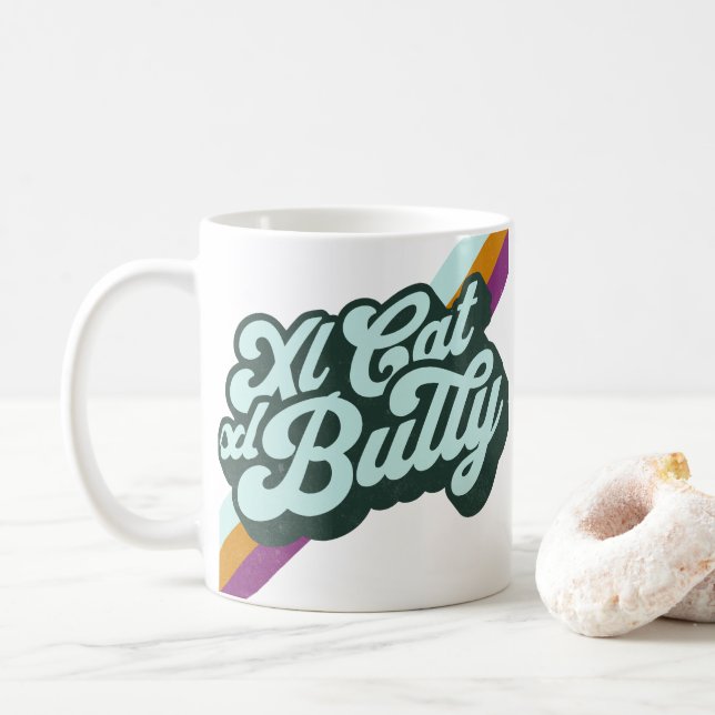 Xl Bully Cats Mug (With Donut)