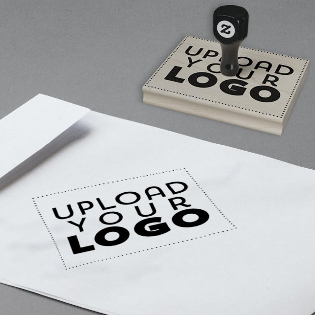 XL Business Logo Custom 4x5 Rubber Wooden Stamp (Creator Uploaded)