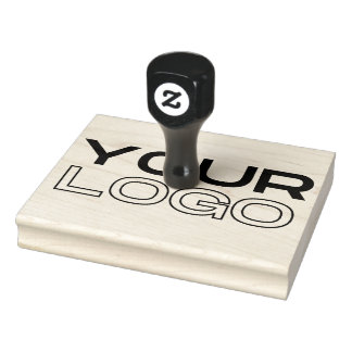 XL Large Business Logo Custom Rubber Stamp