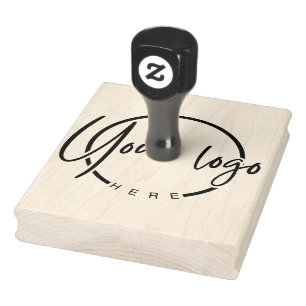 XL Large Business Logo Custom Rubber Stamp