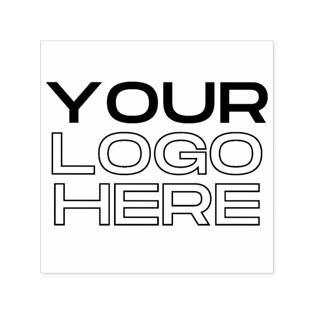 XL Large Business Logo Custom Self-inking Stamp (Design)