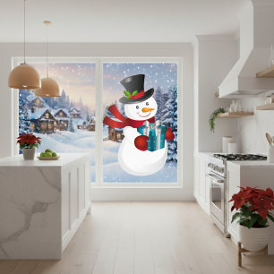 XL-Snowman Window Cling