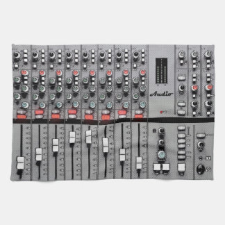 XL Studio Gear Dust Cover: Audio Mixer Design Tea Towel