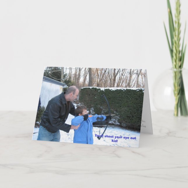 Xmas 2006 Jtown027, You'll shoot your eye out kid! Holiday Card (Front)