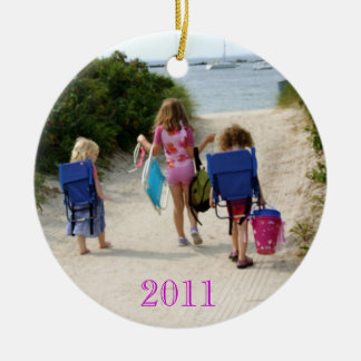 Xmas 2011 at the Beach Ceramic Tree Decoration