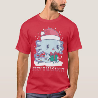 Xmas-Alotl Axolotl Merry Xmasalotl XMAS Tree Happy T-Shirt