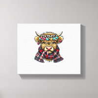xmas amazing highland cow christmas light _1