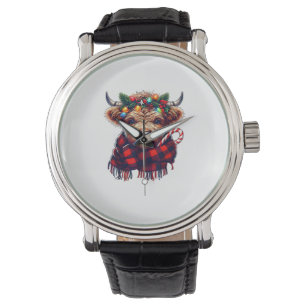xmas amazing highland cow christmas light watch