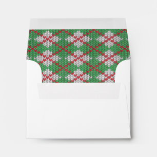 XMAS ARGYLE KNIT A2 Envelopes