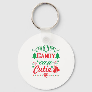 Xmas Art Candy Can Cutie Key Ring