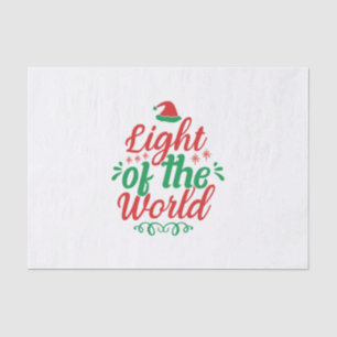 Xmas Art Light Of The World Tissue Paper