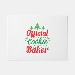 Xmas Art Official Cookie Baker Doormat