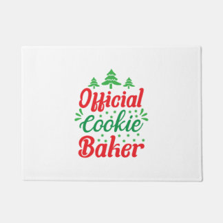 Xmas Art Official Cookie Baker Doormat